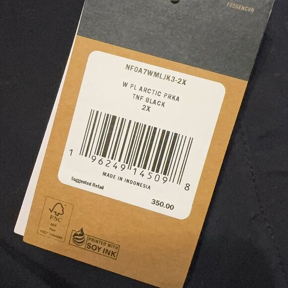 THE NORTH FACE Women's Arctic Insulated Parka Black 2X - Picture 10 of 12